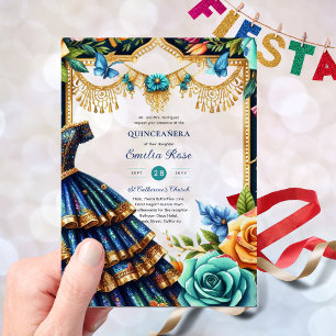 Süße 15 Geburtstags-Quinceanera-Schmetterlinge Fie Acryleinladungen