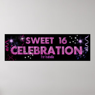 Süße 16 Banner Poster