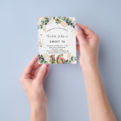 Süße 16 Eukalyptus-Grünpflanzen Haushaltsausschrei Flyer (Gruppe)