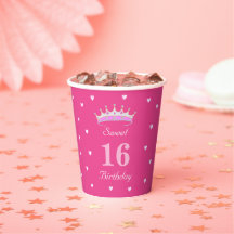 Süße 16. Geburtstag auf Pink