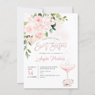 Süße 16 H2 Anthurien Rosen Pfingstrosen Einladung