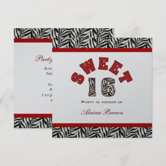 Süße 16 Party Einladungen