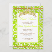 Süße 16/ Prinzessin/Perldampfer Einladung (Rückseite)