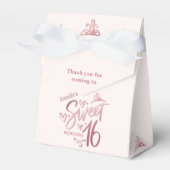 Süße 16 rosa Errötung Geschenkschachtel (Vorderseite)