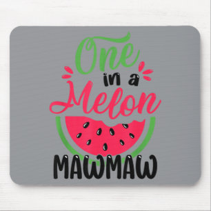 Süße 1. Geburtstag Wassermelone Mawmaw 1. Geburtst Mousepad