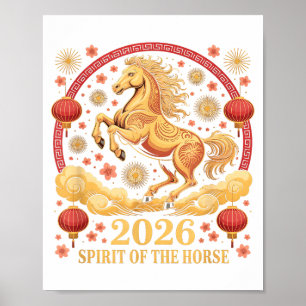 Süße 2026 Spirit Of The Horse Lady Fortune Cowgirl Poster