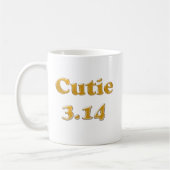 Süsse 3.14 Pi Tag Rosa Kaffeetasse (Links)