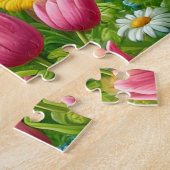 Süße 3 Esel in Blumen Puzzle (Seite)