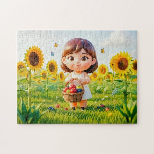 Süße 3D-Jungfrau-Zodiac-Figur Puzzle (Horizontal)