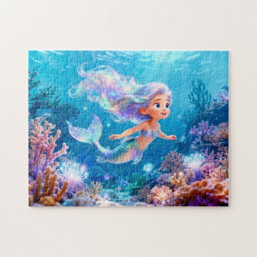 Süße 3D-Jungfrau-Zodiac-Meermaid Puzzle (Horizontal)