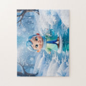 Süße 3D-Wassermann-Sternzeichen-Figur Puzzle (Vertikal)