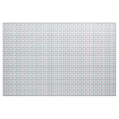 Süße 50er Retro-Rosebud-Blaue Gingham-Karo Stoff (Fat Quarter (45,7 x 55,9 cm))