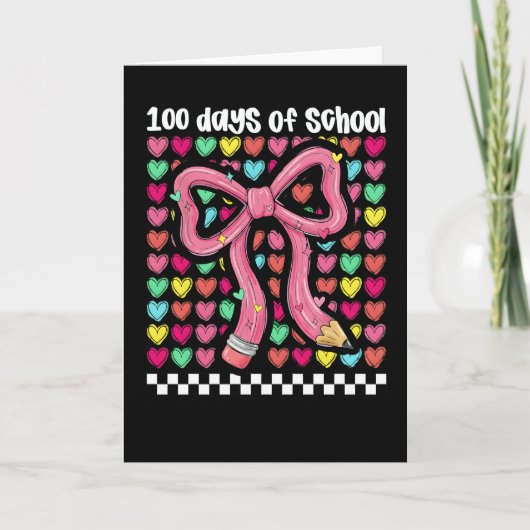 Süße 67 Schultage Bleistift Bogen Klassenzimmer Th Karte (Vorderseite)