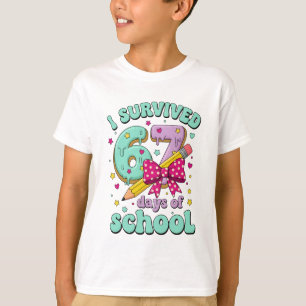 Süße 67 Schultage Bleistift Bogen Klassenzimmer Th T-Shirt