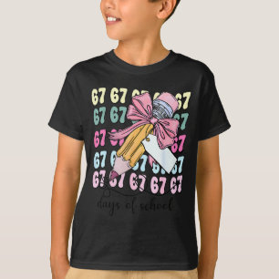 Süße 67 Tage Schlauere 67 Tage Schule Kokette Schl T-Shirt