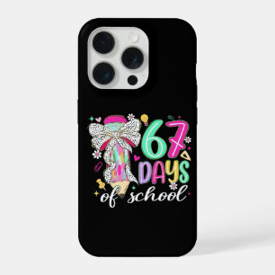 Süße 67 Tage Schulthema Bleistift Bogen Klassenzim iPhone 15 Pro Hülle