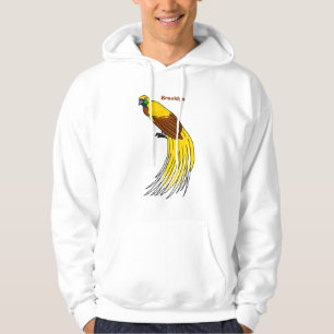 Süße Abbildung des Kleinen Paradiesvogels Hoodie