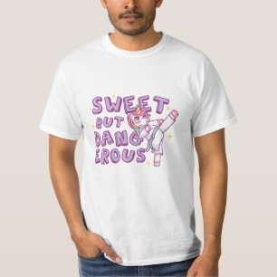 Süße, aber gefährliche Karate Unicorn T-Shirt