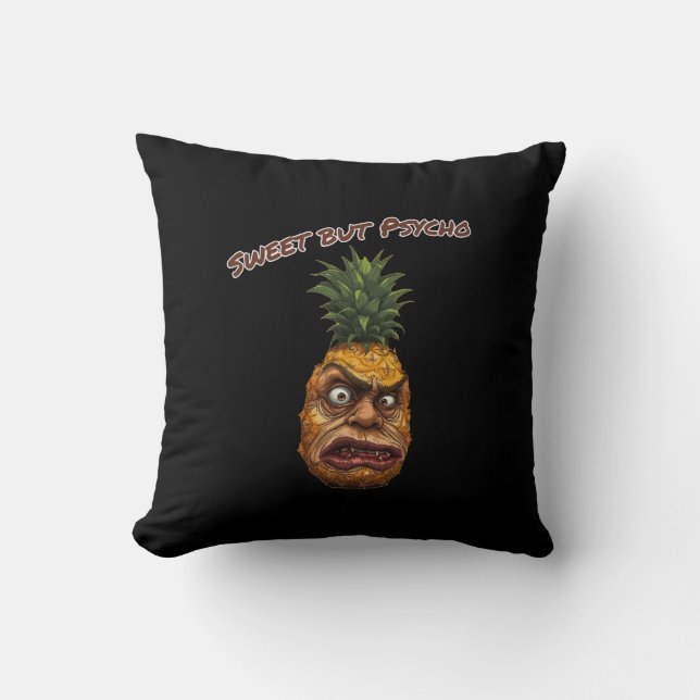 Süße aber psycho-Pineapple Kissen (Vorderseite)