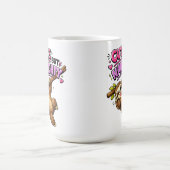 Süße aber unartige Faultier Kaffeetasse (Mittel)