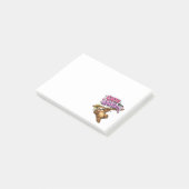 Süße aber unartige Faultier Post-it Klebezettel (angewinkelt)