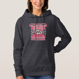 Süße aber wilde Coquette-Waschbär | DIY Cut Up Hoodie