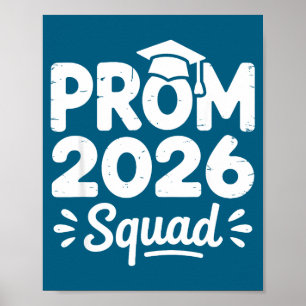 Süße Abipromenade-Truppe 2026 Absolvent lustig Poster