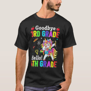 Süße Abschied 3. Klasse Hallo 4. Klasse Dabbing Un T-Shirt