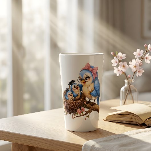 Süße Abschieds-Vogel-Latte-Tasse Milchtasse