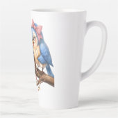 Süße Abschieds-Vogel-Latte-Tasse Milchtasse (Rechts)