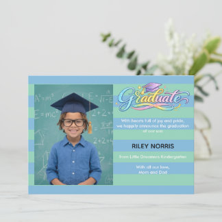 Süße Abschlussankündigung 