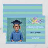 Süße Abschlussankündigung  (Vorne/Hinten)