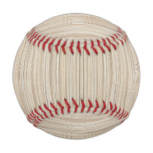 Süße abstrakte braune Linien Gestaltung Baseball