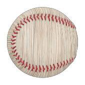Süße abstrakte braune Linien Gestaltung Baseball (Vorderseite Links)