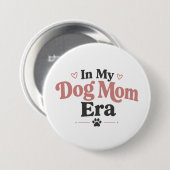 Süße Accessoires-Geschenke für Hunde-Mamas Button (Vorne & Hinten)