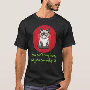 Süße adoptieren Katze, lustige Katzen Kostüm für M T-Shirt