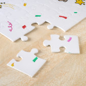 Süße Affe Alles Gute zum Geburtstag Cupcake Puzzle (Seite)