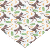 Süße Affen, die Bananen jonglieren Tischdecke (Schrägansicht)