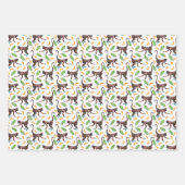 Süße Affen juggling Bananen Geschenkpapier Set (Vorderseite 3)