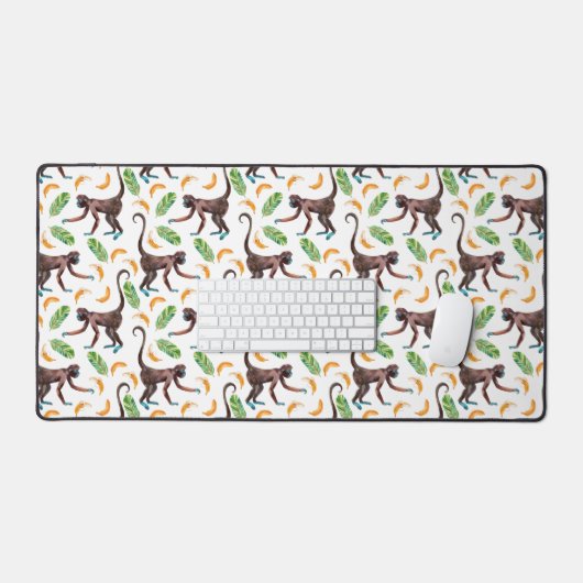 Süße Affen juggling Bananen Schreibtischunterlage (Tastatur & Maus)