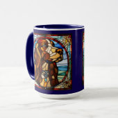 Süße Afghan Hound Kaffeetasse (Vorderseite Links)