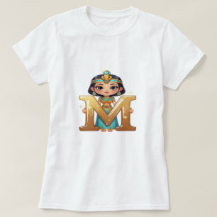 Süße ägyptische Königin mit dem Buchstaben M – Roy T-Shirt
