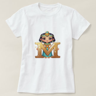 Süße ägyptische Königin mit dem Buchstaben M – Roy T-Shirt