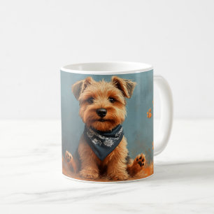 Süße Akita-Hund-Cartoon Kaffeetasse