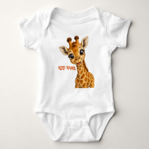 Süße aktive Baby-Tier-Kollektion Giraffe Baby Strampler