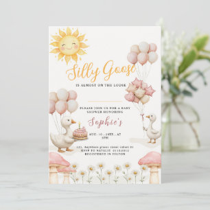 Süße Alberne Gans Baby Shower Einladung