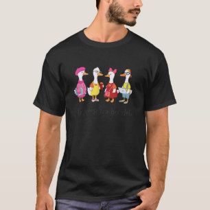 Süße alberne Gans Lehrer Club Zurück zur Schule T-Shirt