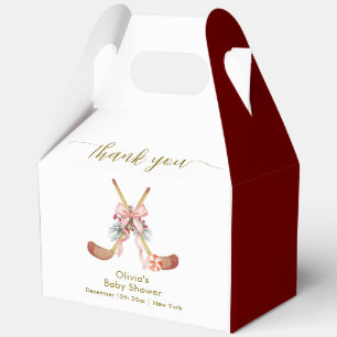 Süße All-Stars-Schleife Floral Hockey Mädchen Baby Geschenkschachtel
