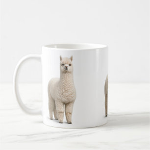 Süße Alpaka-Kaffeetasse Kawaii Lama-Tiergeschenk Kaffeetasse