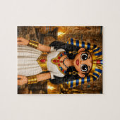 Süße altägyptische Cartoonfigur Puzzle (Horizontal)